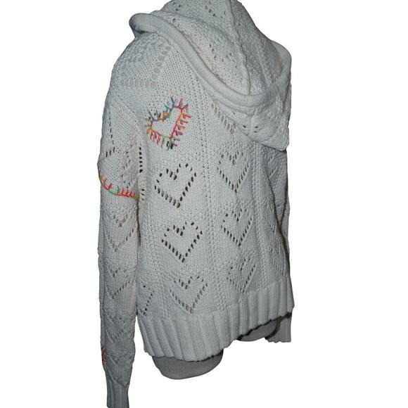 KUT from the Kloth Carmen Sweater Light Knit Heart Detail Women’ L - Picture 7 of 8